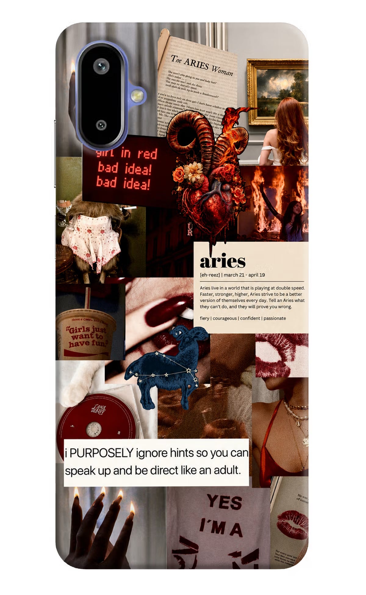 Zodiac Aries Samsung F06 5G Back Cover