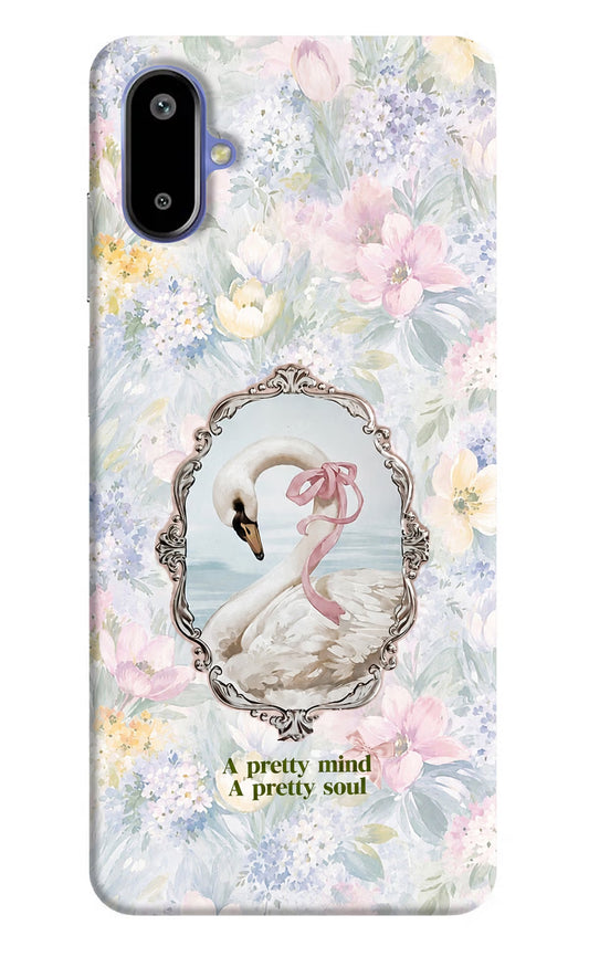 Pretty Mind Pretty Soul Samsung F06 5G Hard Case Back Cover by Casekaro
