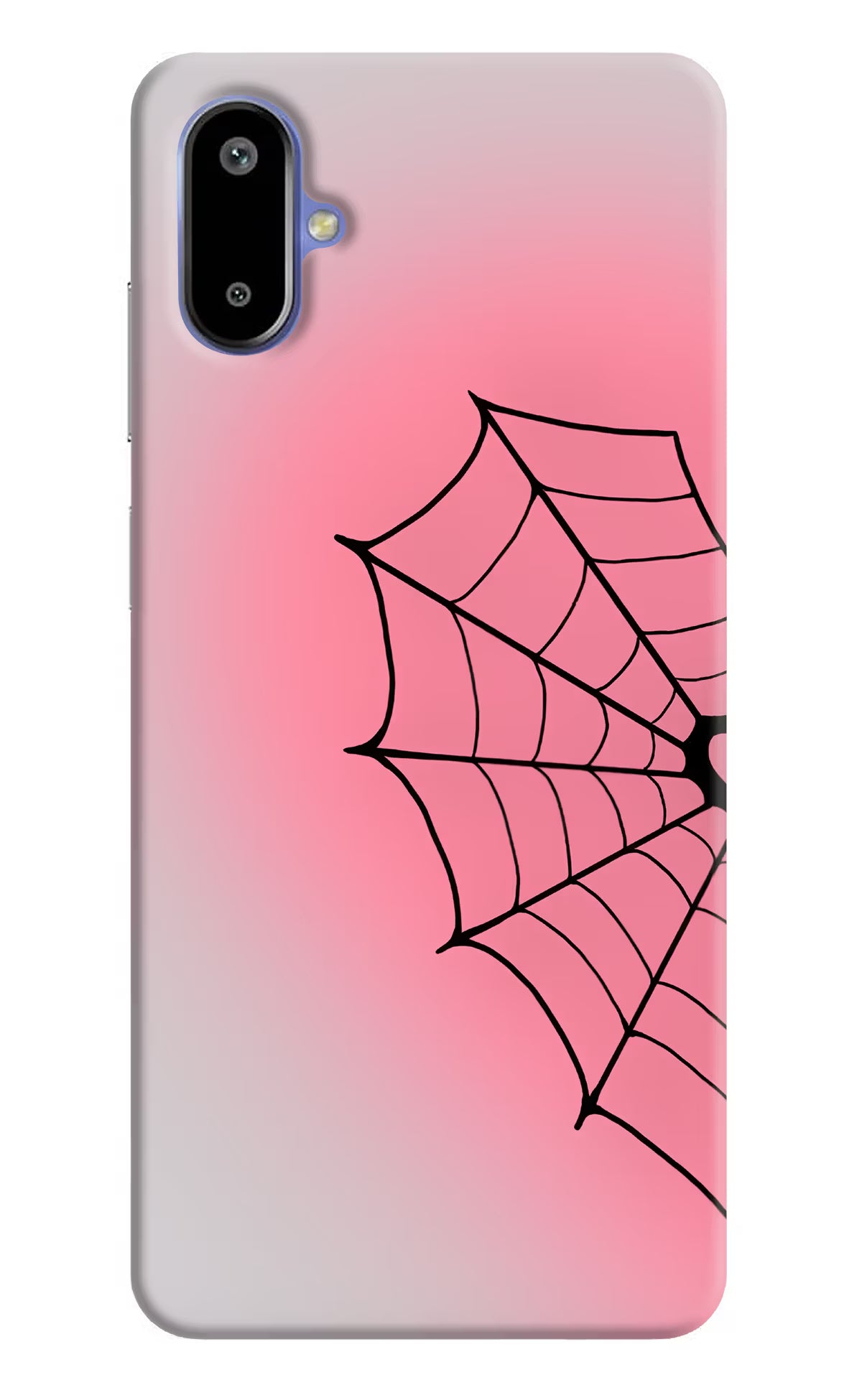 Pink Web Samsung F06 5G Back Cover