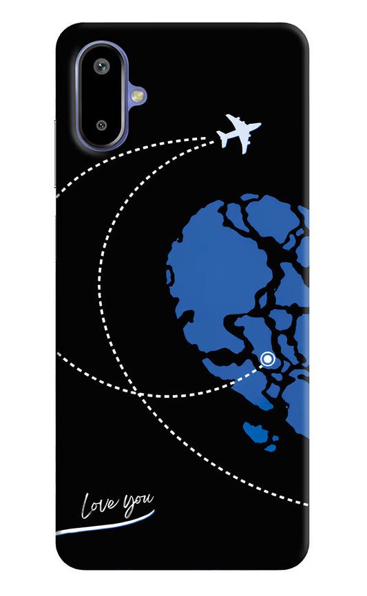 Love Orbit Samsung F06 5G Hard Case Back Cover by Casekaro
