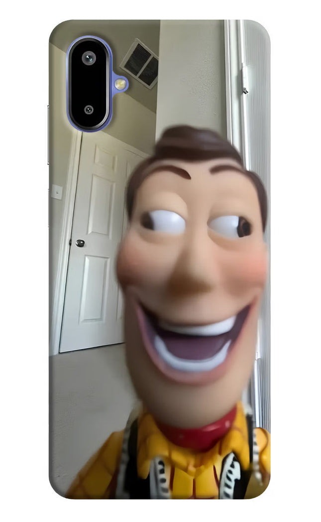 Side Eye Woody Samsung F06 5G Hard Case Back Cover by Casekaro
