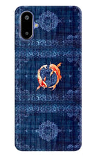 Koi Blue Samsung F06 5G Hard Case Back Cover by Casekaro