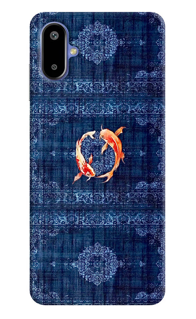 Koi Blue Samsung F06 5G Hard Case Back Cover by Casekaro
