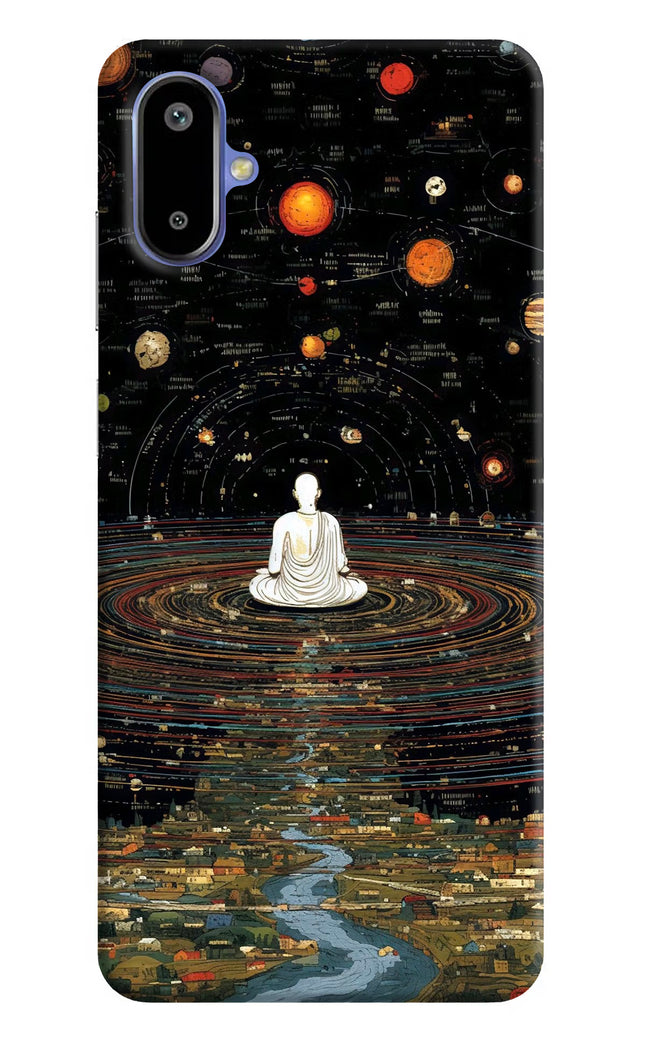 Space Monk Samsung F06 5G Hard Case Back Cover by Casekaro