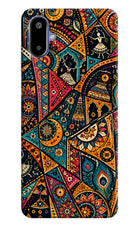 Folk Print Samsung F06 5G Hard Case Back Cover by Casekaro