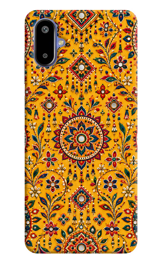 Sunlit Aura Samsung F06 5G Hard Case Back Cover by Casekaro