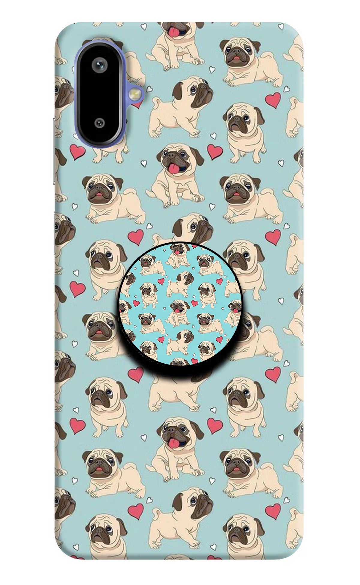 Pug Dog Samsung F06 5G Pop Case