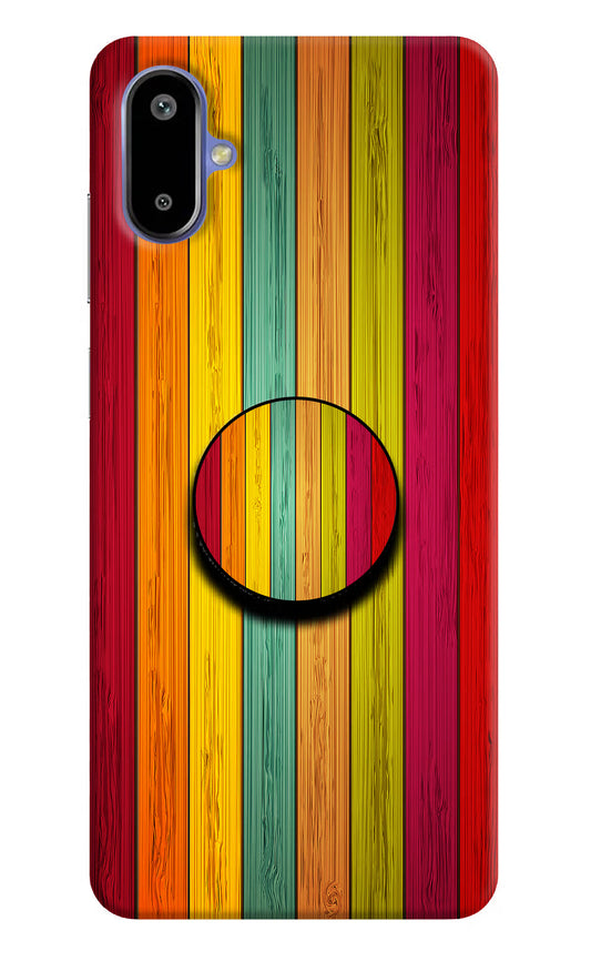 Multicolor Wooden Samsung F06 5G Pop Case
