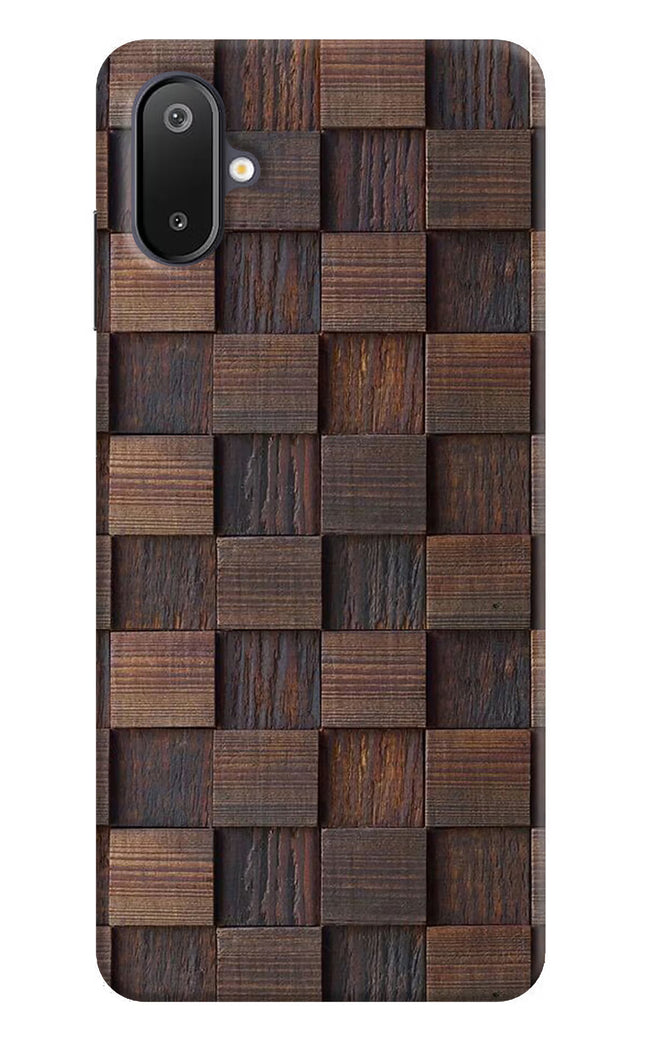 Wooden Cube Design Samsung M06 5G Back Cover