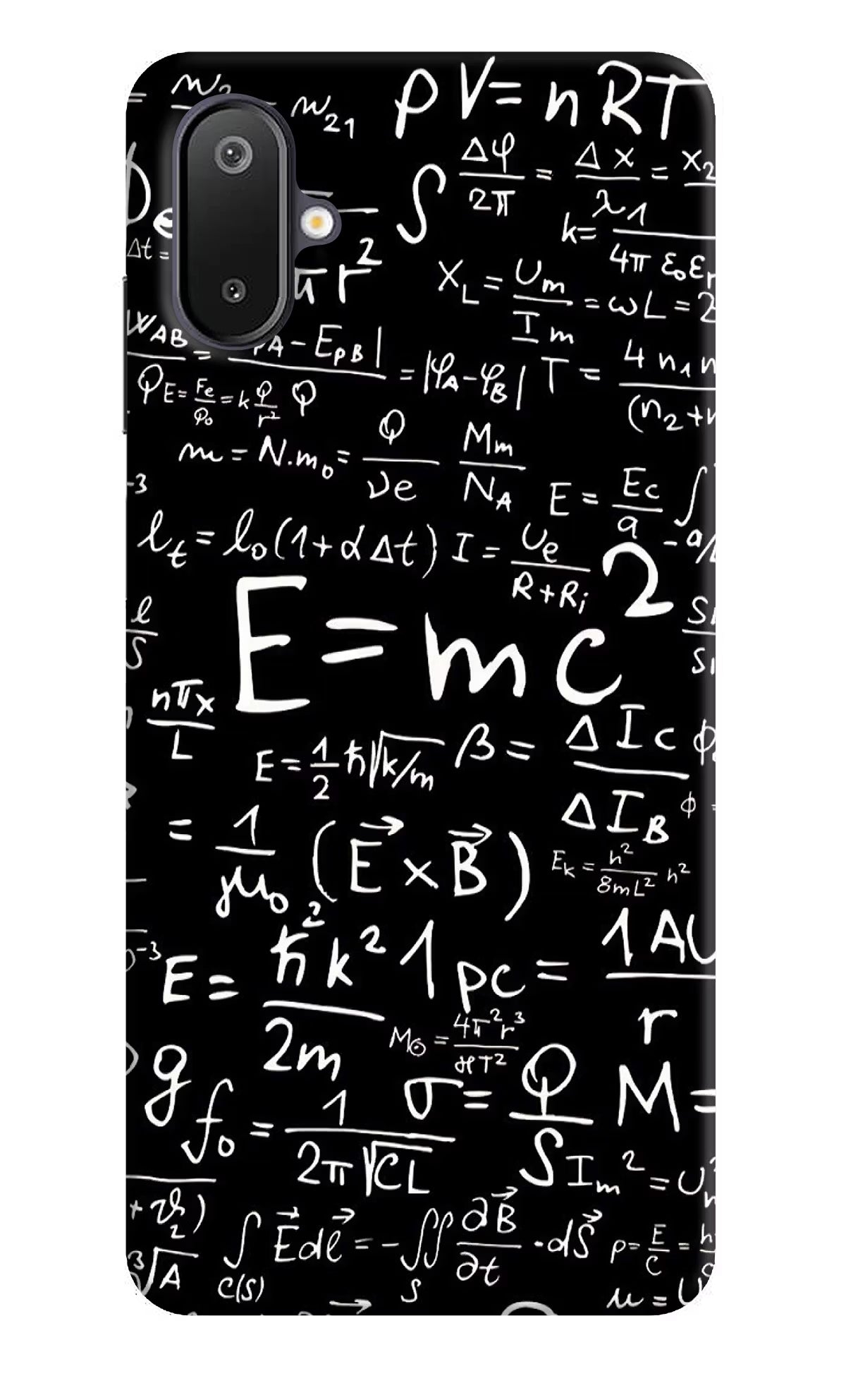 Physics Formula Samsung M06 5G Back Cover