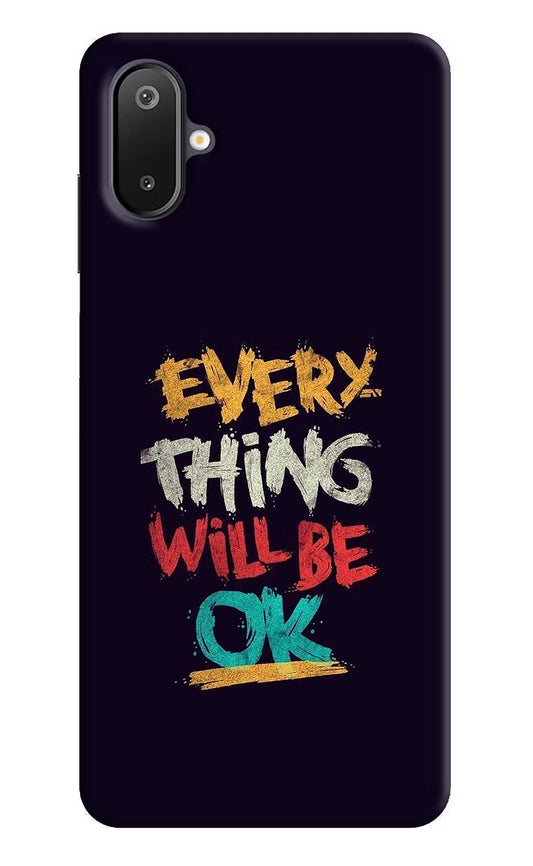 Everything Will Be Ok Samsung M06 5G Back Cover
