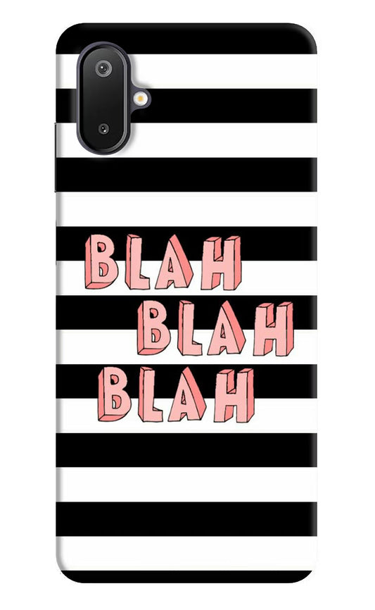Blah Blah Blah Samsung M06 5G Back Cover
