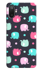 Elephants Samsung M06 5G Back Cover