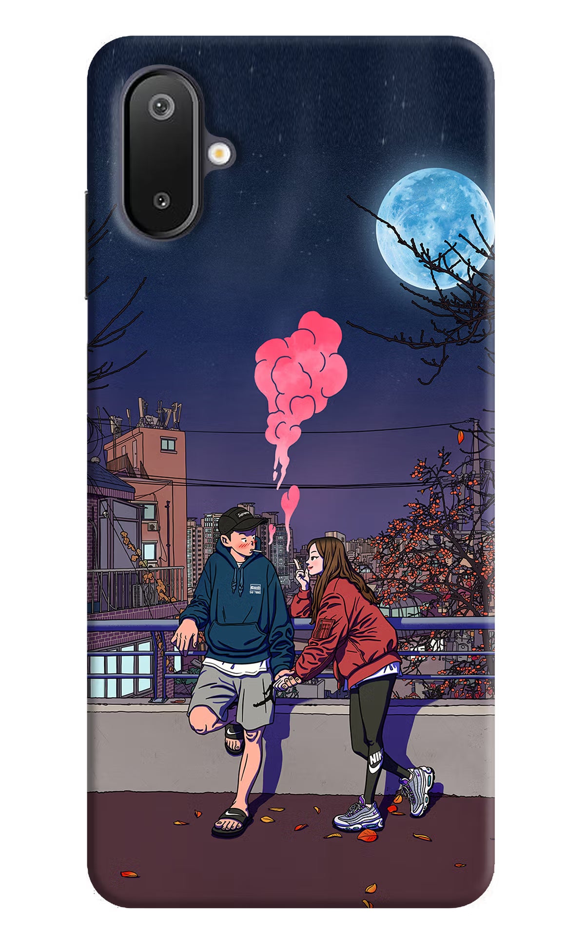 Chilling Couple Samsung M06 5G Back Cover