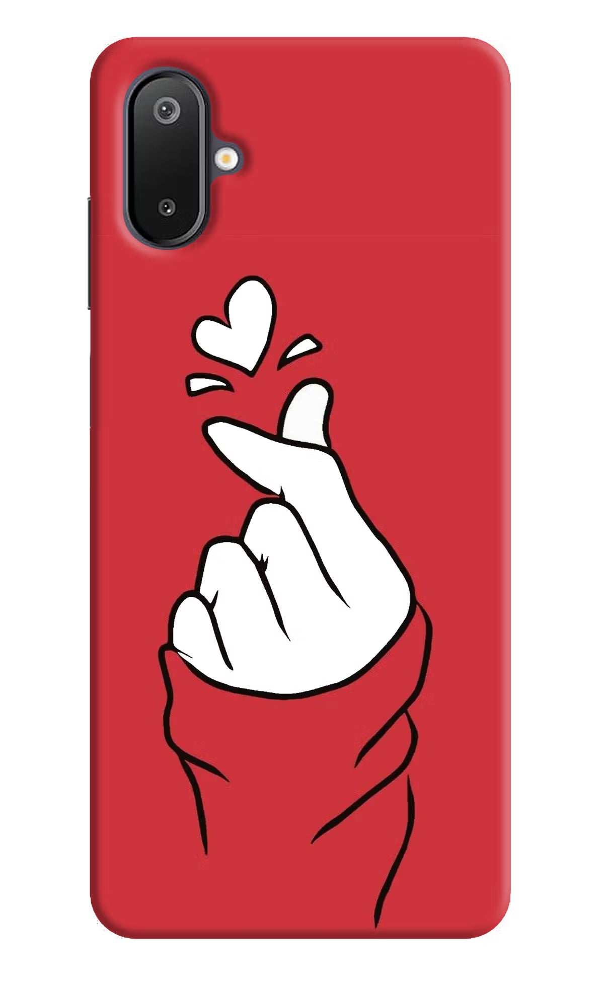 Korean Love Sign Samsung M06 5G Back Cover