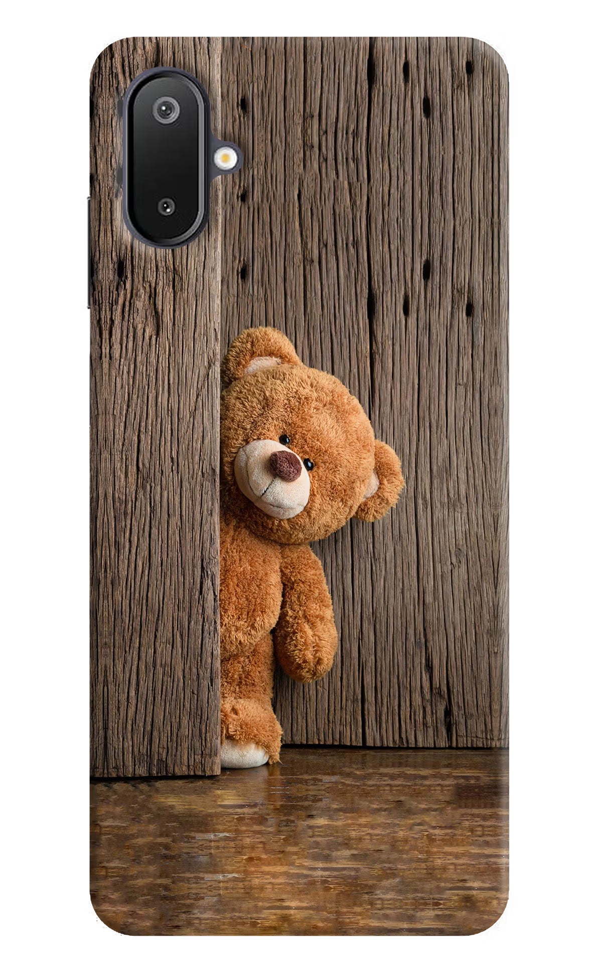 Teddy Wooden Samsung M06 5G Back Cover