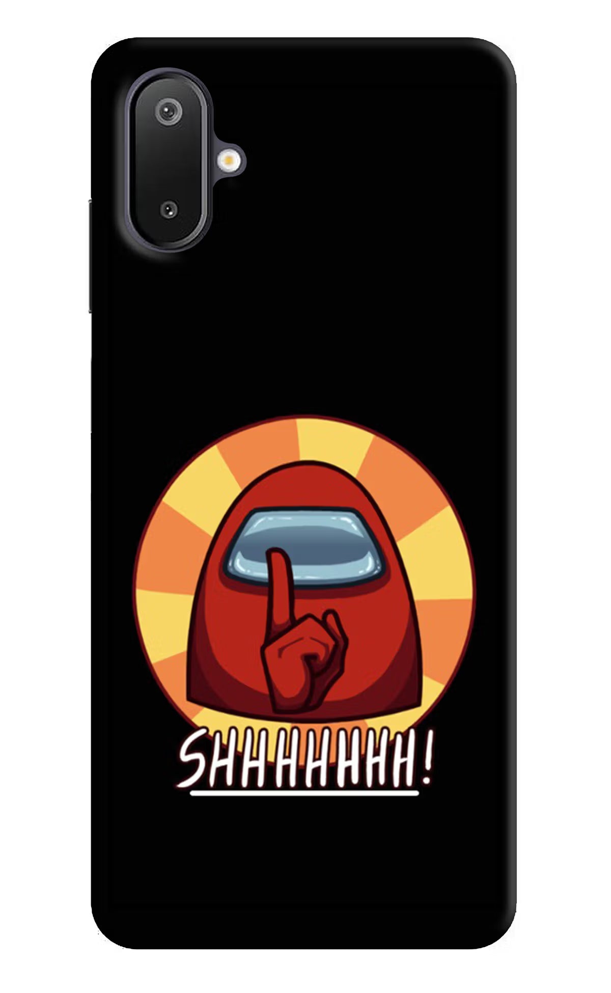 Among Us Shhh! Samsung M06 5G Back Cover