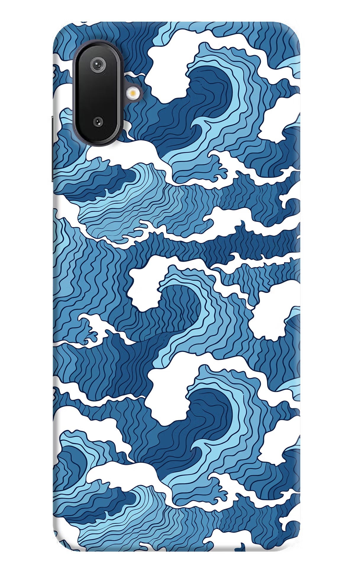 Blue Waves Samsung M06 5G Back Cover