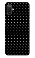 White Dots Samsung M06 5G Back Cover