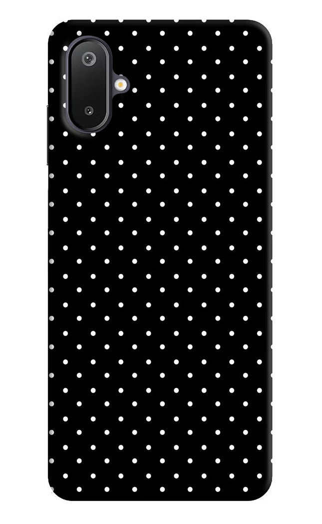 White Dots Samsung M06 5G Back Cover