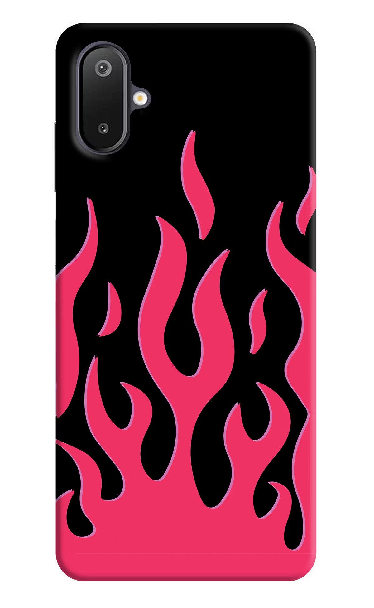 Fire Flames Samsung M06 5G Back Cover