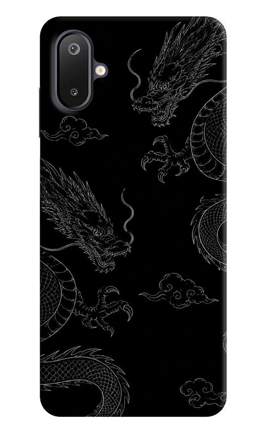 Twin Dragons Samsung M06 5G Hard Case Back Cover by Casekaro