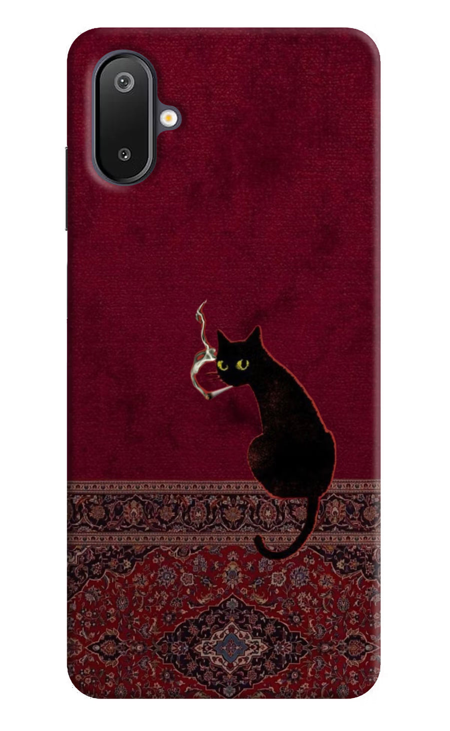 Midnight Cat Samsung M06 5G Back Cover, Hard case