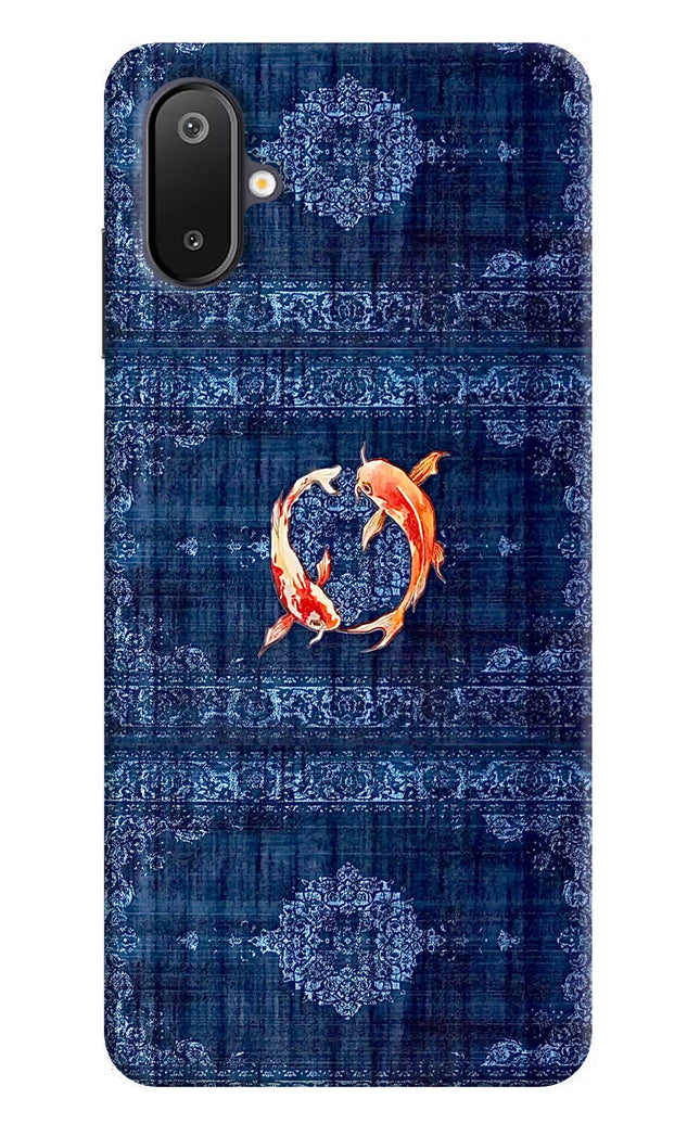 Koi Blue Samsung M06 5G Hard Case Back Cover by Casekaro