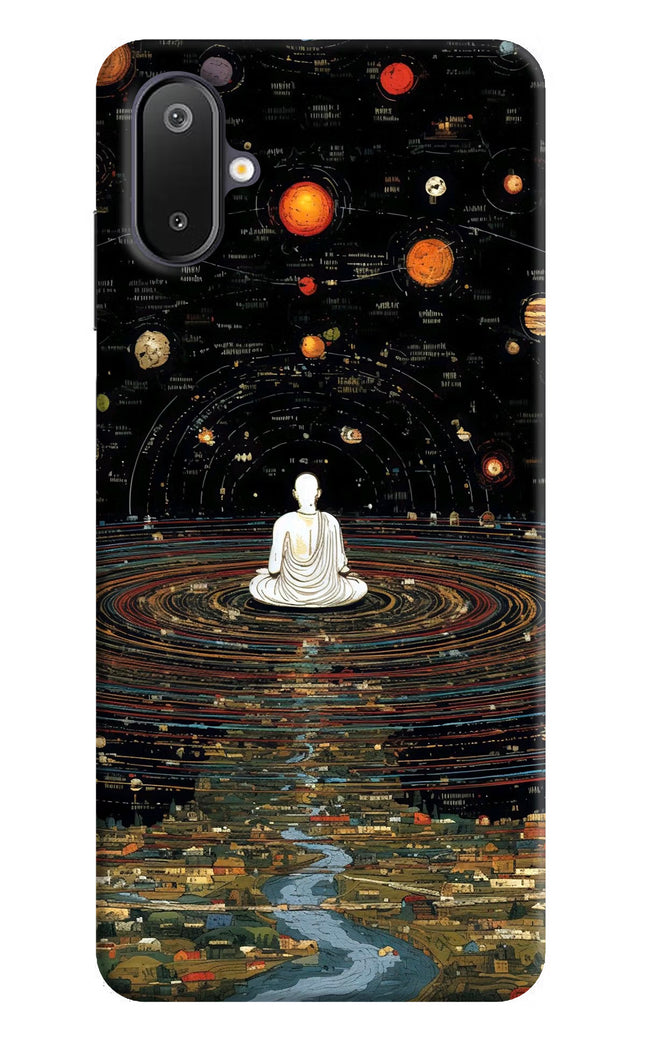 Space Monk Samsung M06 5G Hard Case Back Cover by Casekaro