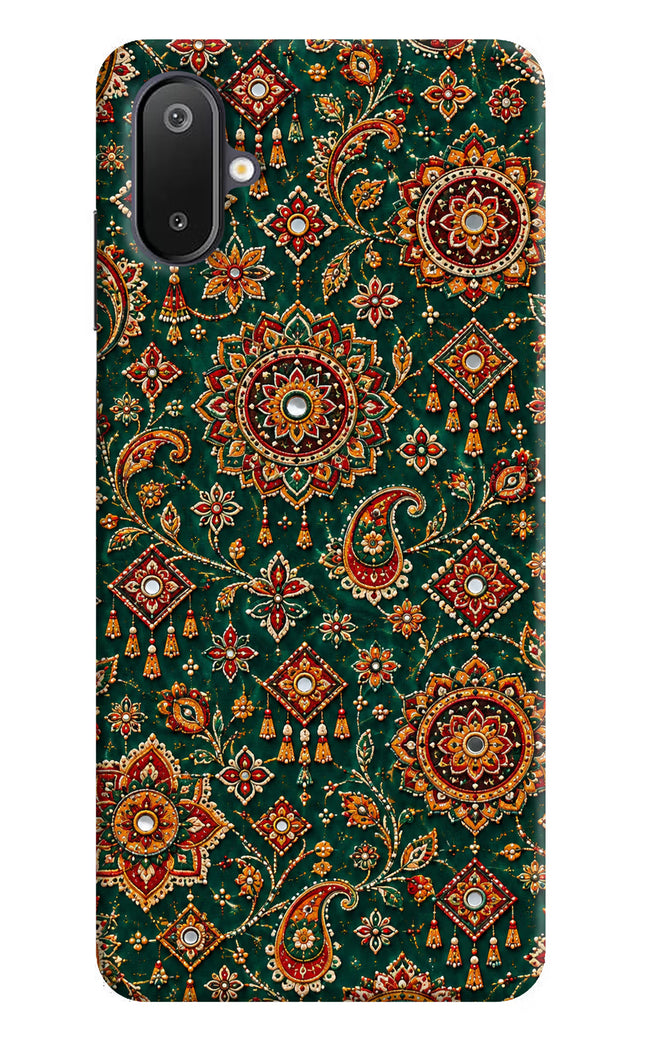 Green Pataka Samsung M06 5G Hard Case Back Cover by Casekaro