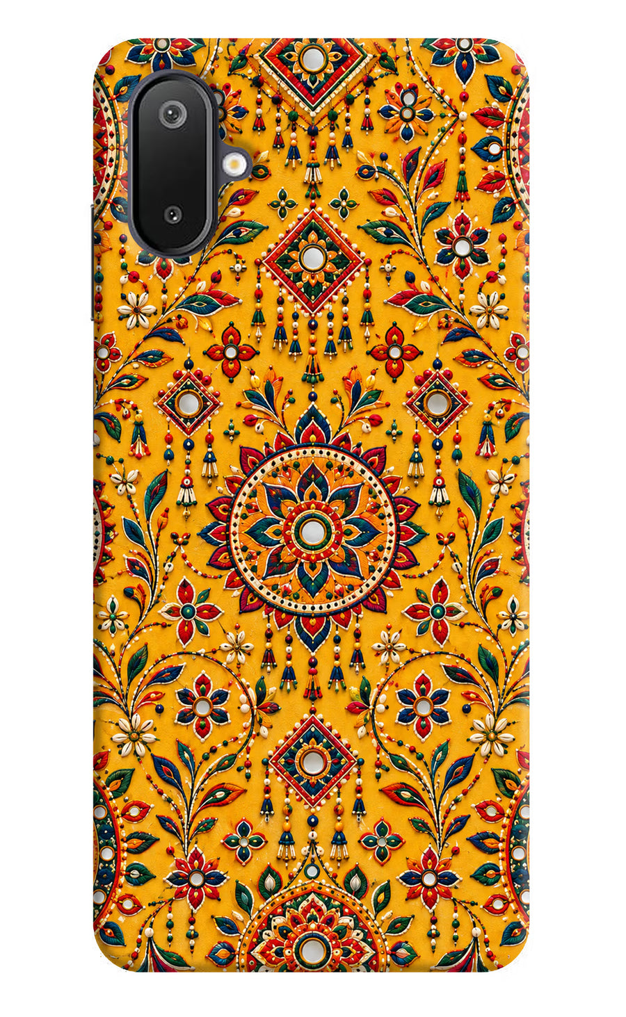 Sunlit Aura Samsung M06 5G Back Cover, Hard case