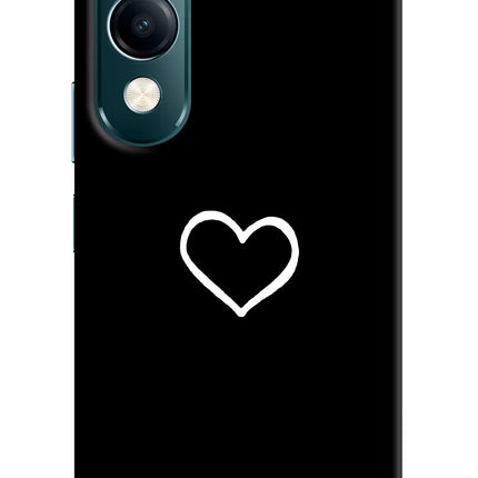 Heart Vivo Y19s 5G Hard Case Back Cover by Casekaro