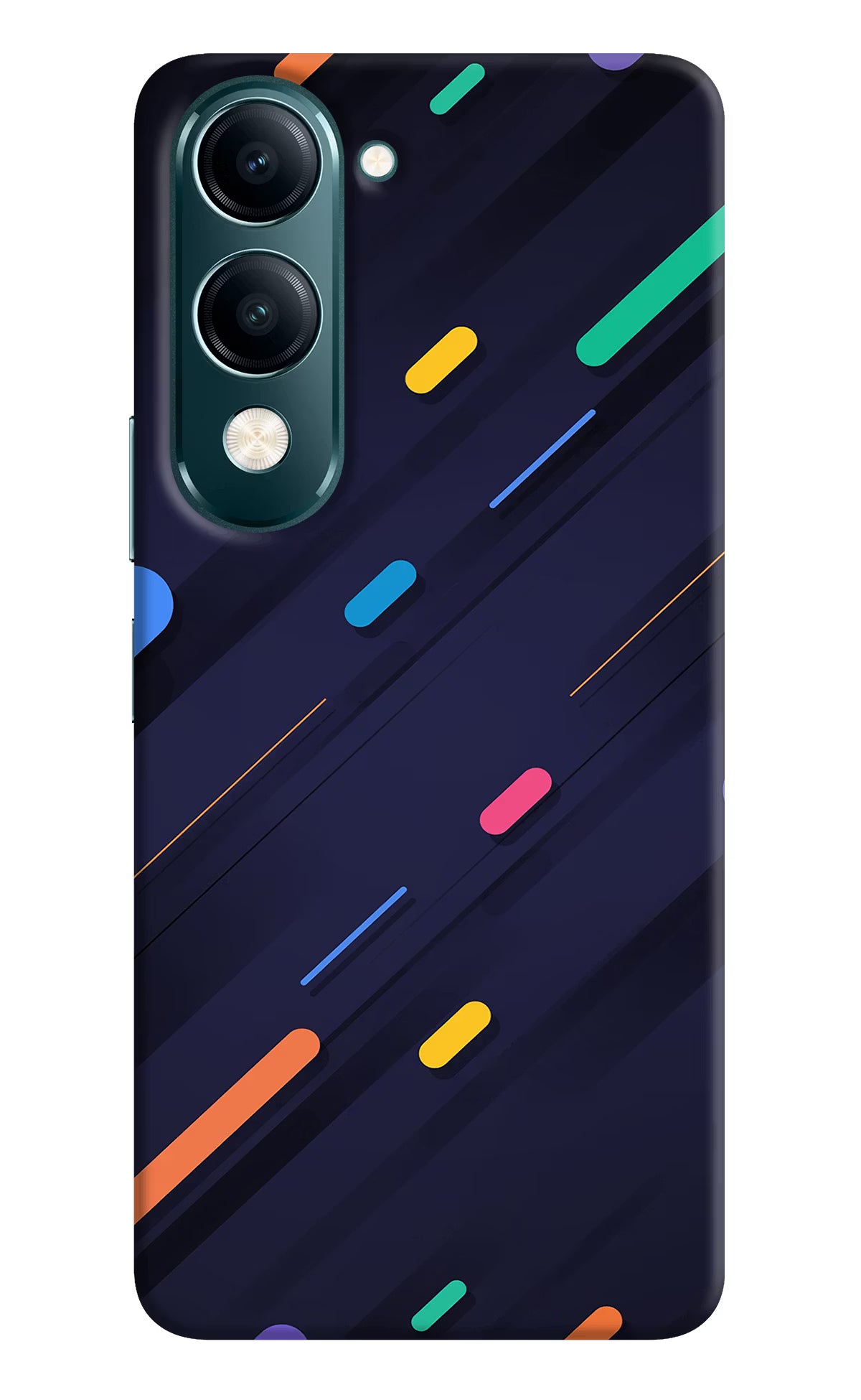 Abstract Design Vivo Y19s 5G Hard Case Back Cover by Casekaro