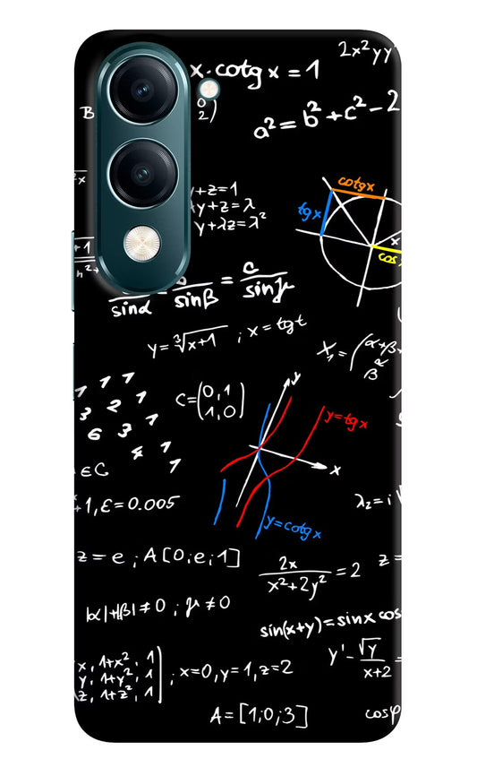 Mathematics Formula Vivo Y19s 5G Hard Case Back Cover by Casekaro