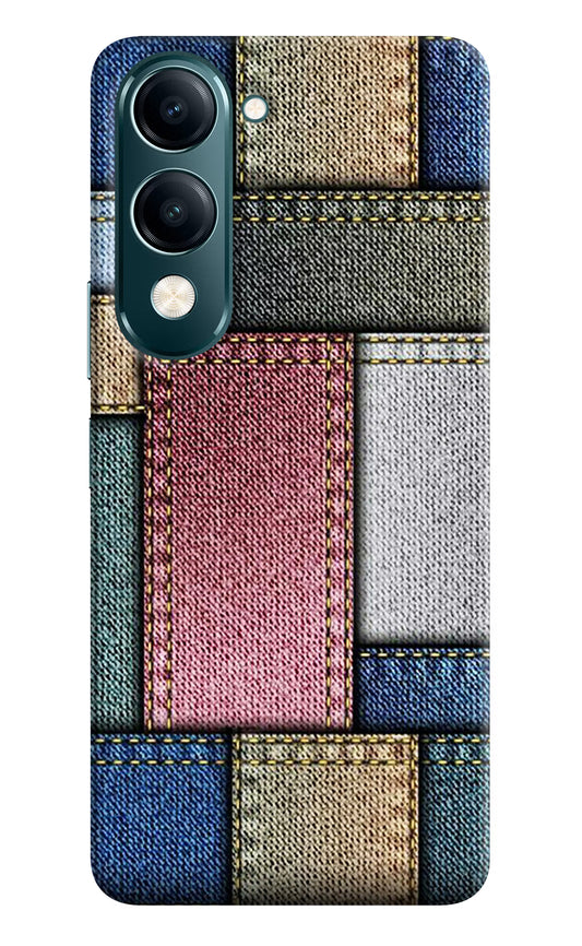 Multicolor Jeans Vivo Y19s 5G Hard Case Back Cover by Casekaro