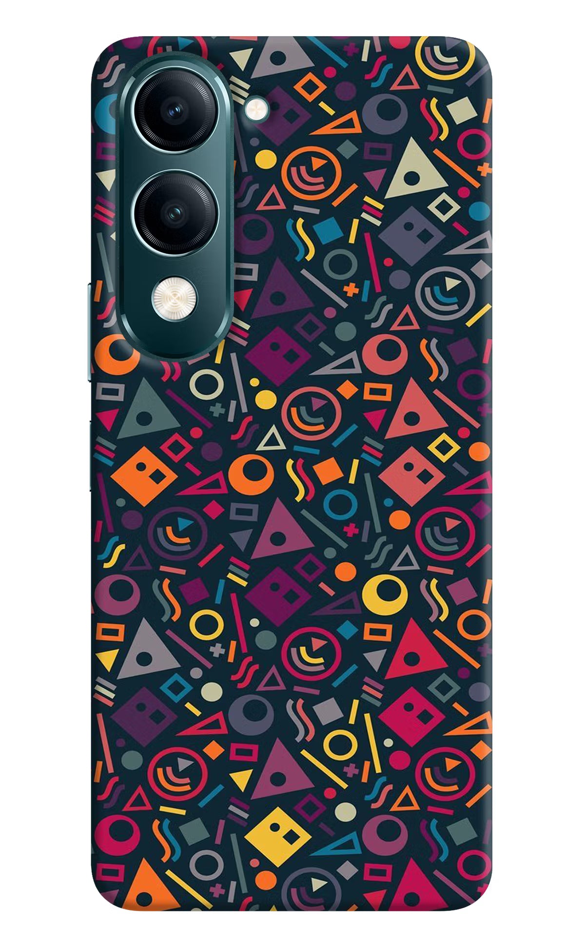 Geometric Abstract Vivo Y19s 5G Hard Case Back Cover by Casekaro