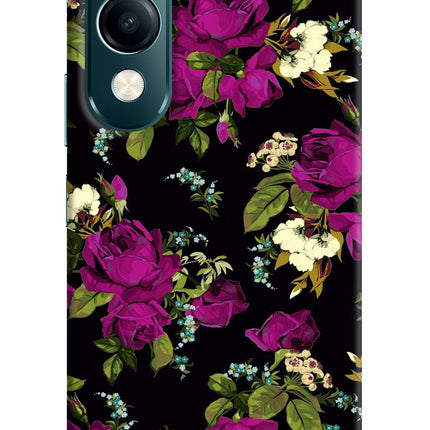 Flowers Vivo Y19s 5G Hard Case Back Cover by Casekaro