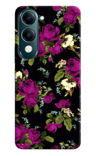 Flowers Vivo Y19s 5G Hard Case Back Cover by Casekaro