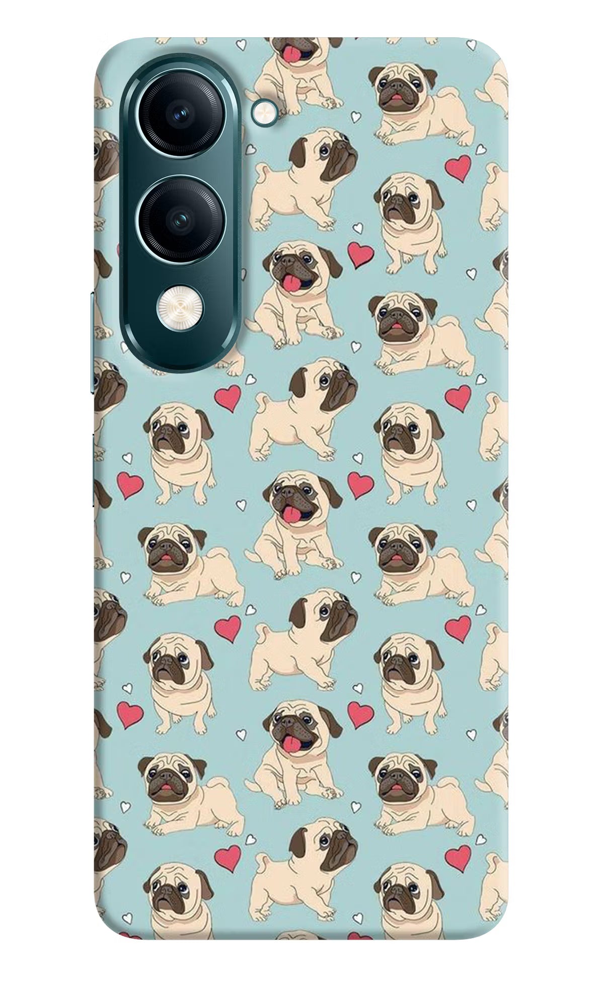 Pug Dog Vivo Y19s 5G Hard Case Back Cover by Casekaro