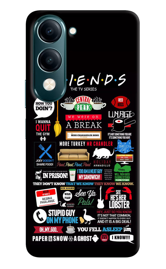 FRIENDS Vivo Y19s 5G Hard Case Back Cover by Casekaro