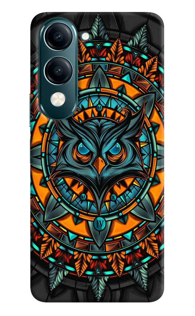 Angry Owl Art Vivo Y19s 5G Hard Case Back Cover by Casekaro