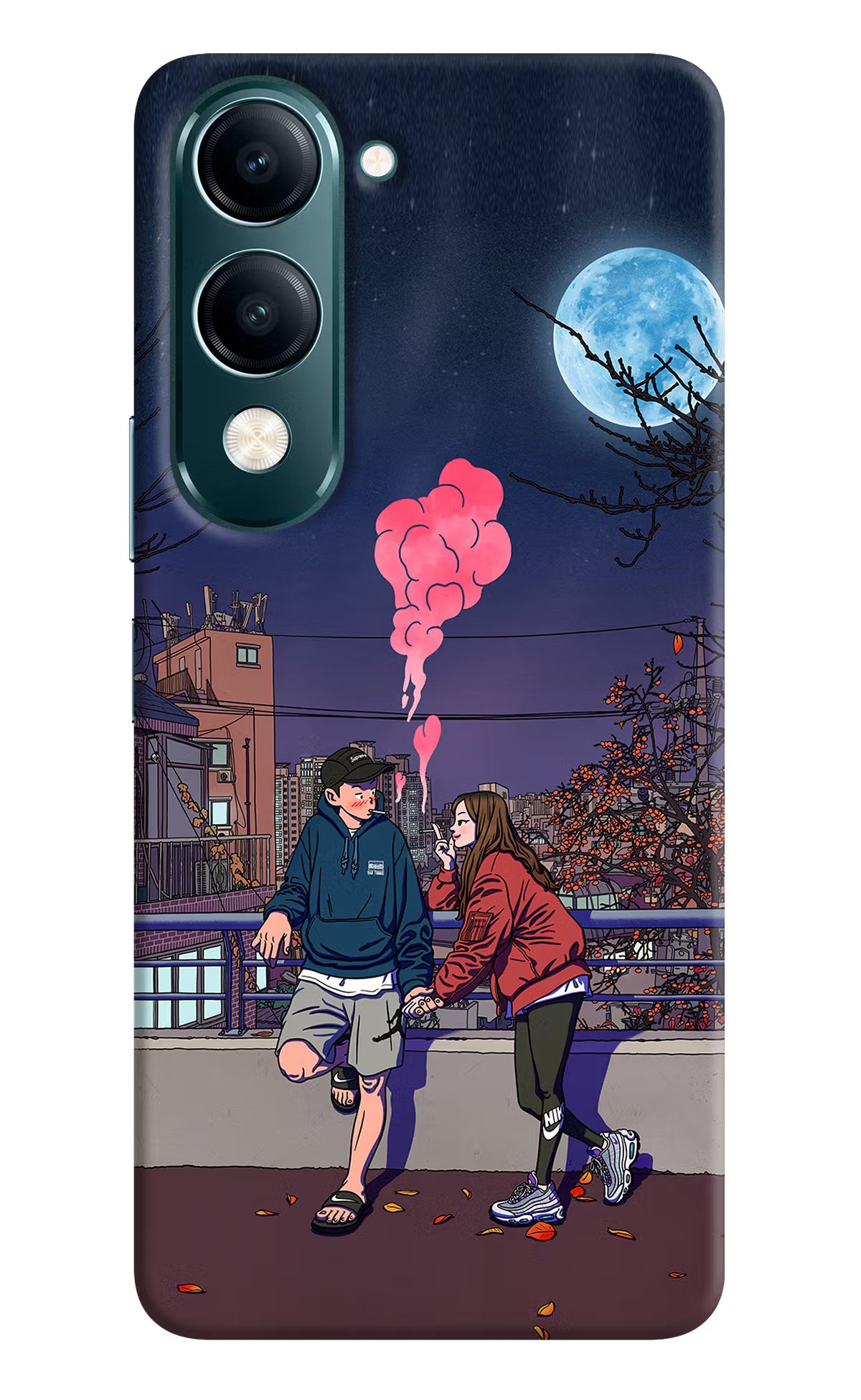 Chilling Couple Vivo Y19s 5G Hard Case Back Cover by Casekaro