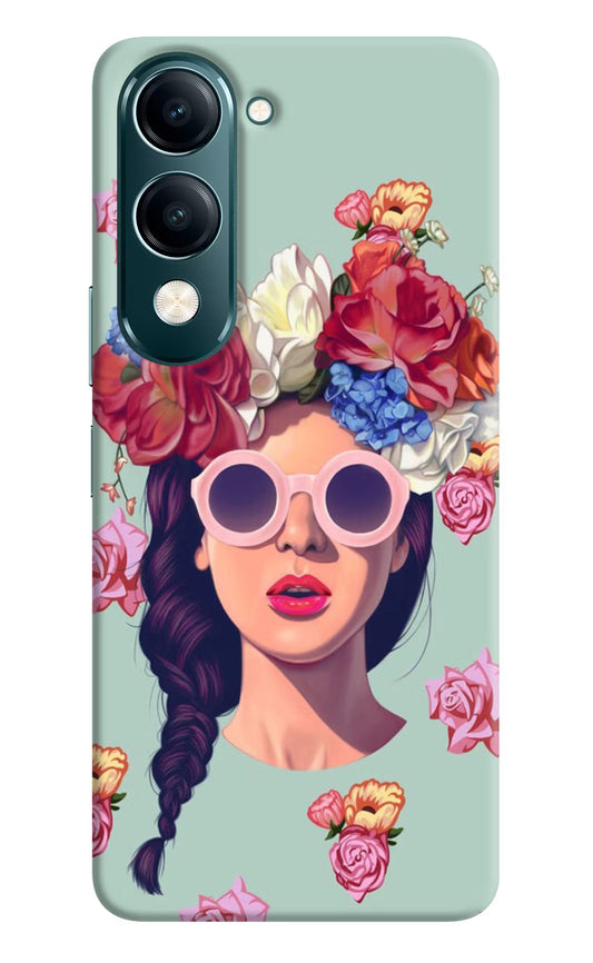 Pretty Girl Vivo Y19s 5G Hard Case Back Cover by Casekaro