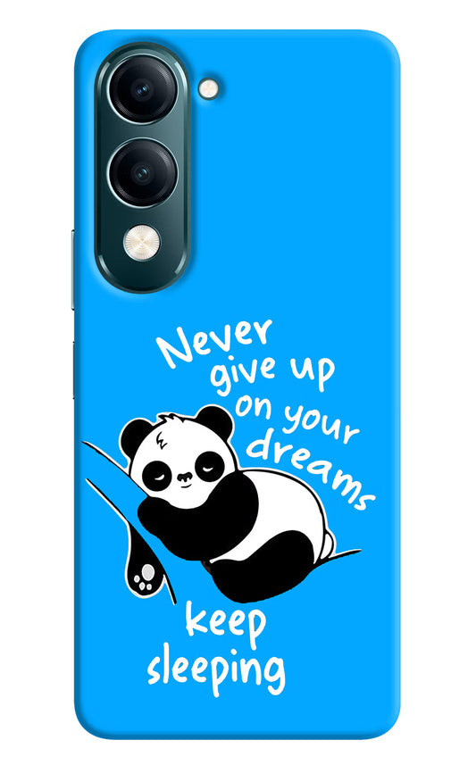 Keep Sleeping Vivo Y19s 5G Hard Case Back Cover by Casekaro