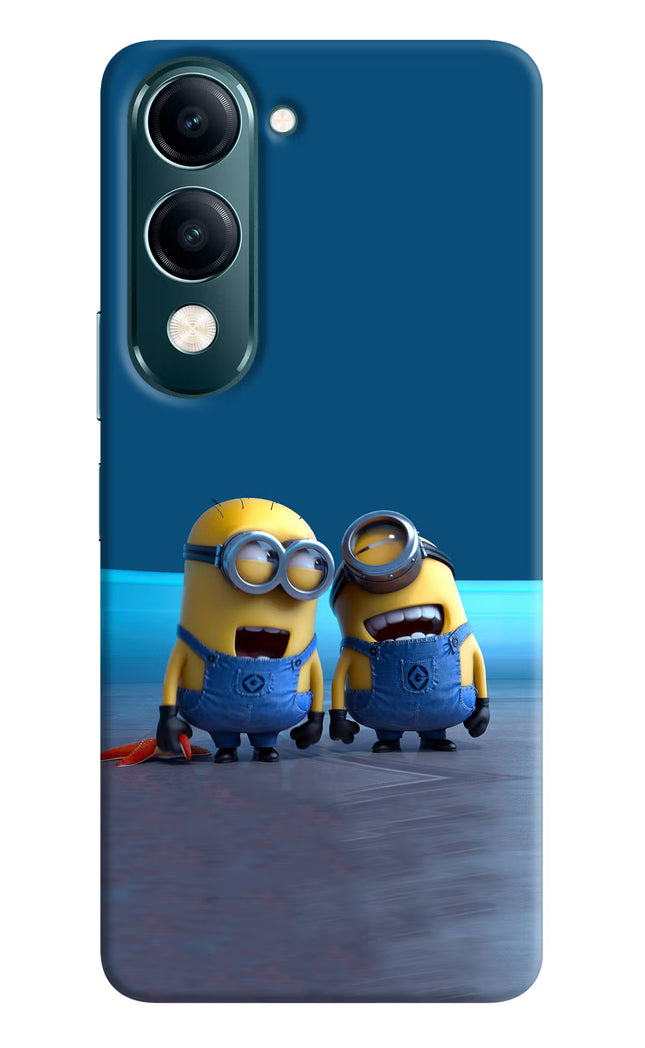 Minion Laughing Vivo Y19s 5G Hard Case Back Cover by Casekaro