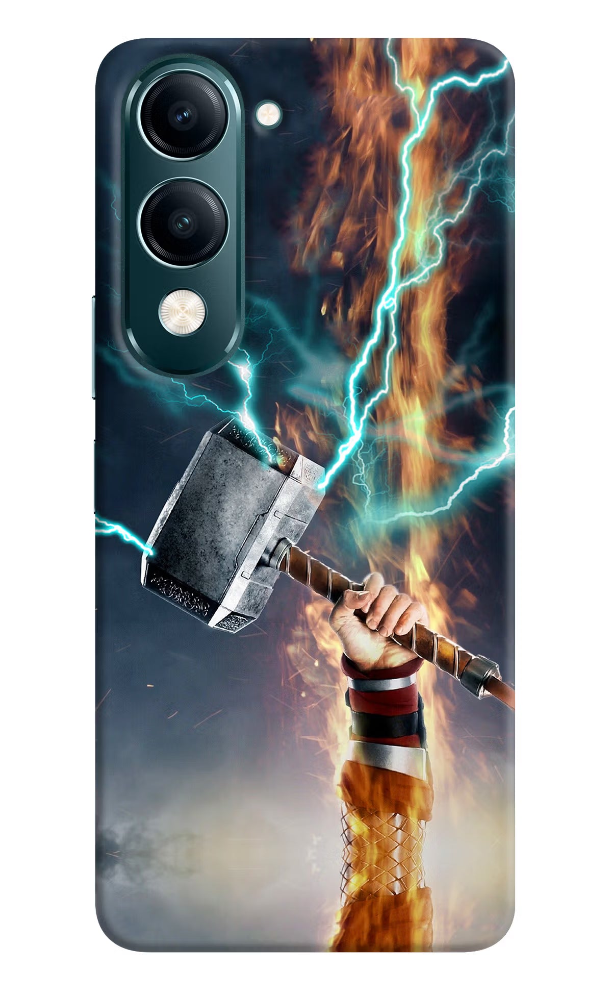 Thor Hammer Mjolnir Vivo Y19s 5G Hard Case Back Cover by Casekaro