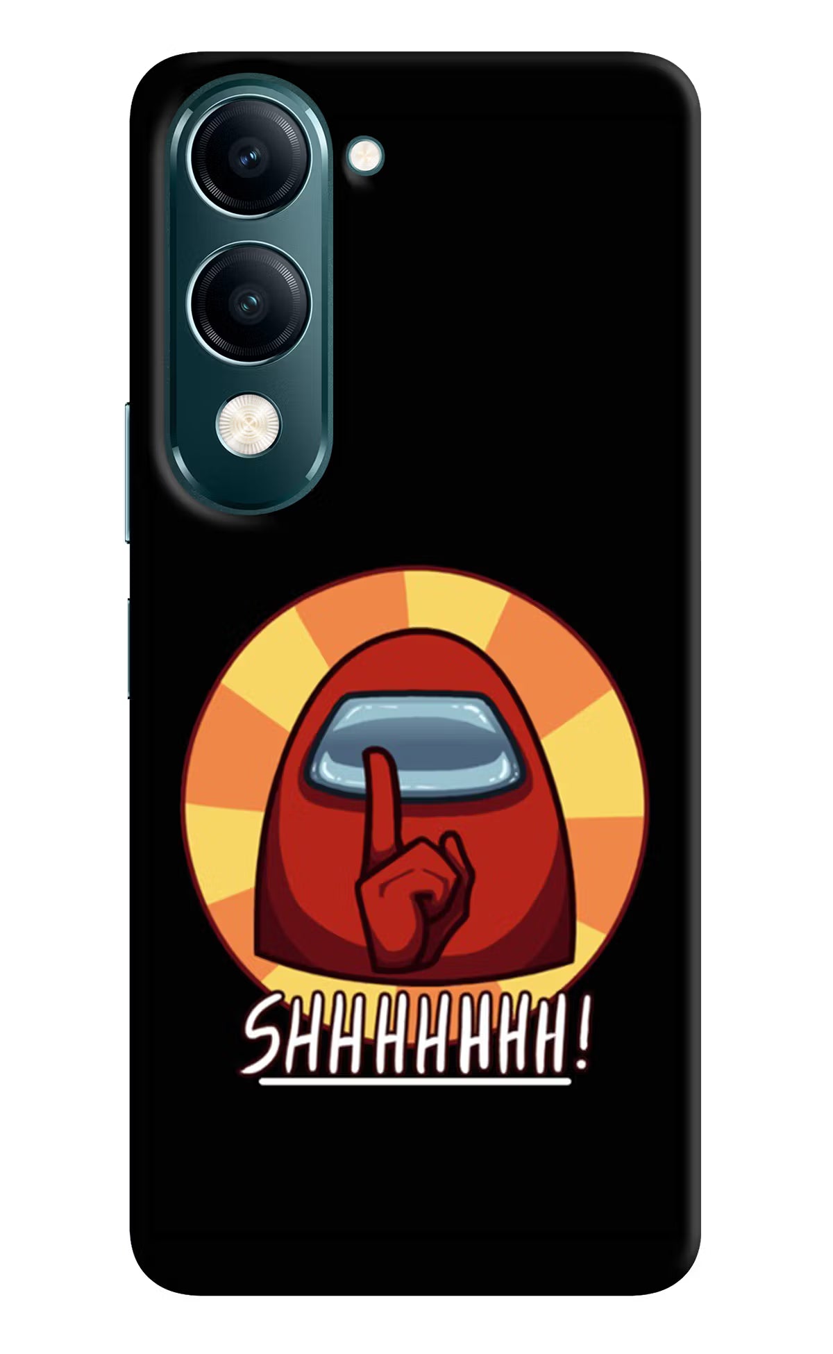 Among Us Shhh! Vivo Y19s 5G Hard Case Back Cover by Casekaro