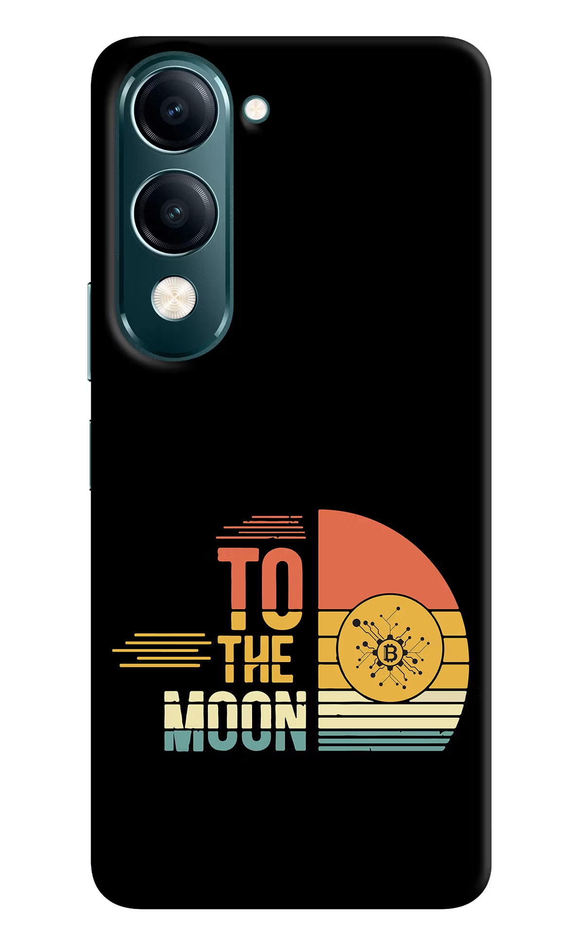 To the Moon Vivo Y19s 5G Hard Case Back Cover by Casekaro