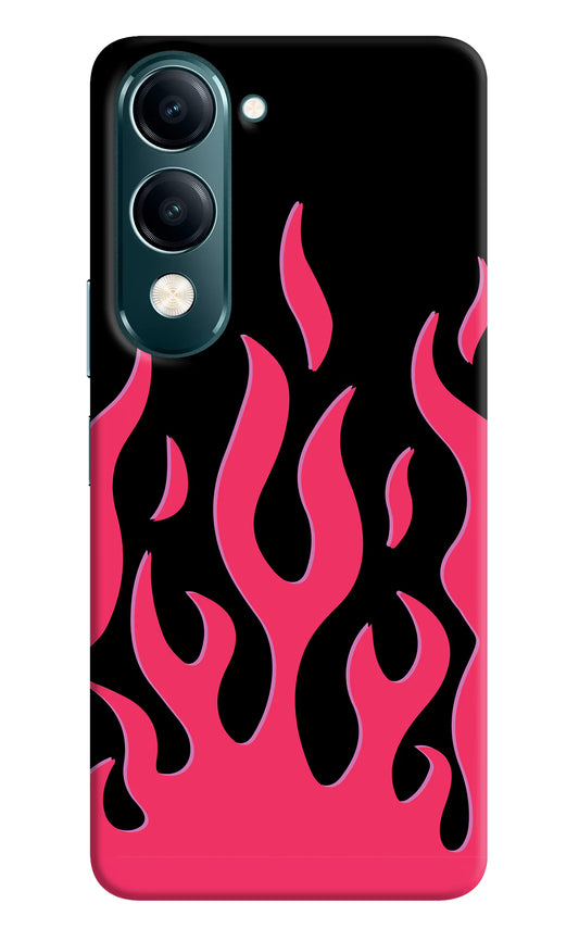 Fire Flames Vivo Y19s 5G Hard Case Back Cover by Casekaro