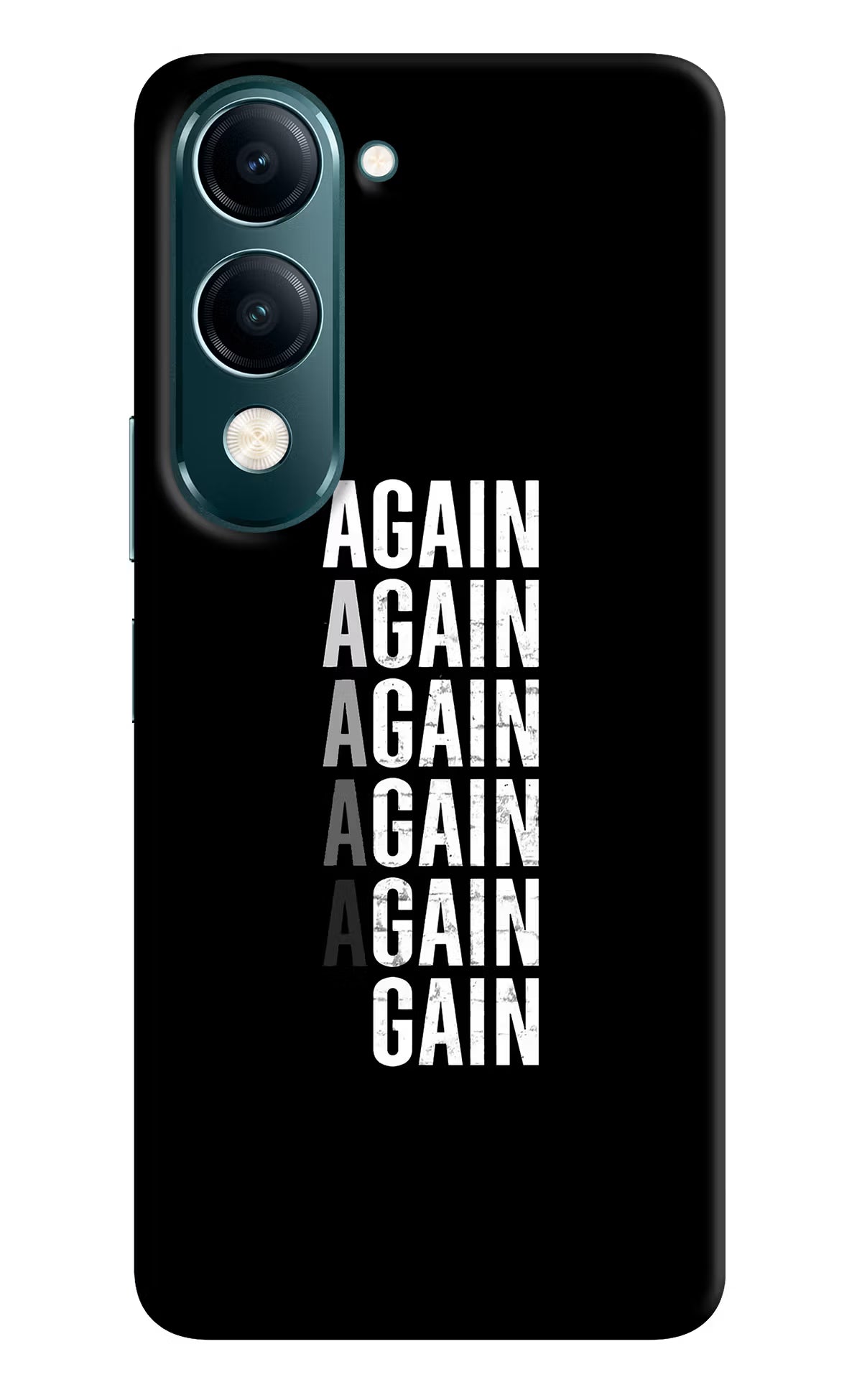 Again Again Gain Vivo Y19s 5G Hard Case Back Cover by Casekaro
